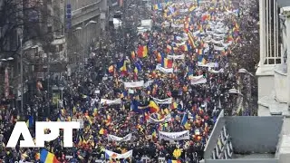 'We Are Here to Save Our Country!' &ndash; Georgescu Supporters Clash with Police in Bucharest Rally | APT
