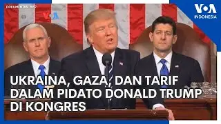 Ukraina, Gaza, dan Tarif dalam Pidato Donald Trump di Kongres