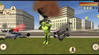 Hulk Vegas Crime Simulator | Stone Giant Superhero Crime City Battle - Android GamePlay