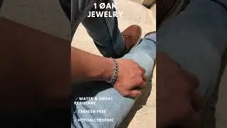 Men's Affordable Tarnish Free Iced Out Silver Cuban Chain Bracelet