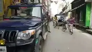 Kasganj Violence : कासगंज के हिंसाग्रस्त इलाके में सुरक्षाकर्मी तैनात