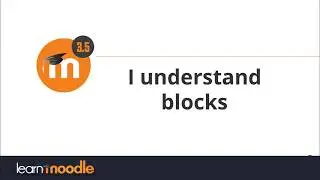 What are blocks? Moodle 3.5