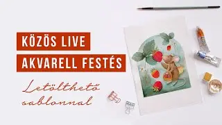 KÖZÖS FESTÉS | Egér | akvarell festés kezdőknek