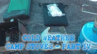 Cold Weather Camp Stoves Part IV:  Hexamine Tablet Stove