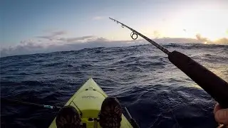 Wahoo and Yellowfin tuna on a Rough Windy Hawaiian day | Penn Spinfisher 6 8500