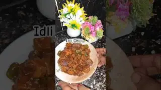 Street Style Idli Chilli 🌶️ Recipe #idli #idlirecipe #easyrecipe #streetfood #chinese #foodie #viral