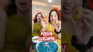 GOLGAPPA POISON CHALLENGE☠️😱 #golgappachallenge #poison