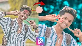 Cyan colour tone background edit 2 |Background change | PicsArt  photo Editing Tutorial | Mt Sandip
