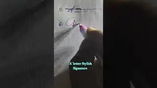 A letter Stylish Signature #signature #viral #viralvideo #shorts #shortvideo #song #ytshorts #music