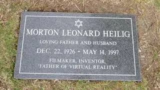 Morton Leonard Heilig Grave Eden Cemetery LA CA USA December 6, 2020 Father of Virtual Reality