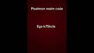 Pixelmon realm code #anime #realmcode #pokemon #pixelmon #minecraft