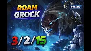 Grock Roam is ILLEGAL in Season 39! (Best Build & Gameplay) #mlbb #mobilelegends #gaming #grock