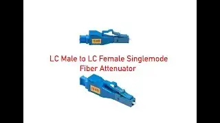LC Male to LC Female Singlemode Fiber Attenuator - 5dB P#1337