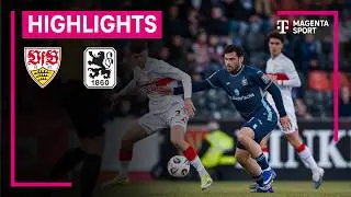 VfB Stuttgart II - TSV 1860 M&uuml;nchen | Highlights 3. Liga | MAGENTA SPORT