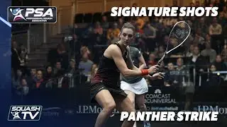 Squash: Signature Shots - Camille Serme - Panther Strike!