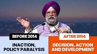 Before 2014, it was all inaction and policy paralysis in India | Hardeep Singh Puri | BJP Press