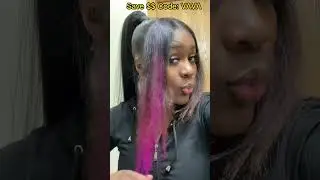 💜Dropping High Ponytail In Highlights! Color Bundles Install w/Bangs Ft.#ELFINHAIR Review