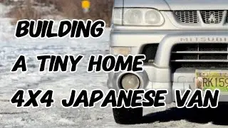 Building A Tiny Home - Waterproof Flooring Install (Part 6 Mitsubishi Delica)