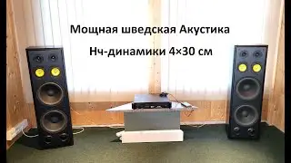 Мощная шведская акустика System ONE H212B на усилителе C-Audio ST400
