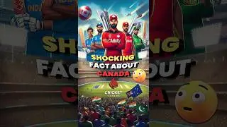 Canada cricket team shocking fact 🤯🇨🇦 | #shorts #ytshorts #cricket #cricketshorts #t20worldcup