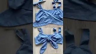 DIY Front Tie Top with Tie Straps | Quick and Easy Sewing Tutorial + Free Pattern