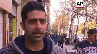 Tehran residents react to protests in Iran