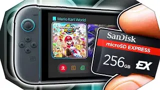 Как установить карту Micro SD Express в Nintendo Switch 2 ✅