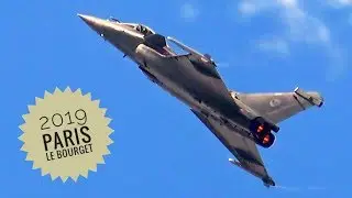 SPECTACULAR DASSAULT RAFALE JET DISPLAY at PARIS LE BOURGET 2019