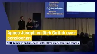 Presentatie pensioenen van Agnes Joseph en Dirk Gotink