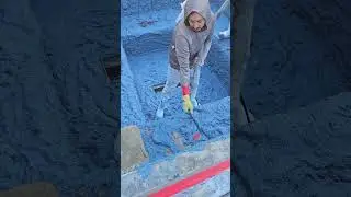 Pebble Application Process!!! #swimmingpool #youtubeshorts #youtube #ytshorts #pool