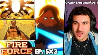 ARTHUR VS DRAGON!!! React Fire Force EP. 5 Temporada 3