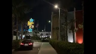 Getting on the Water Taxi from Cabana Bay Beach Resort