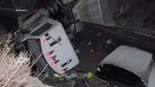 Gravel Truck Rollover Prompts SigAlert on 14 Freeway in Santa Clarita