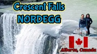 CRESCENT FALLS l Nordegg Alberta #crescentfalls #nordegg