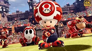 Toad Vs. Waluigi - Mario Strikers: Battle League ⁴ᴷ Switch