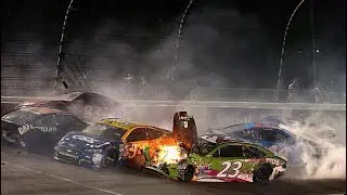 Every Crash From The 2016 Federated Auto Parts 400