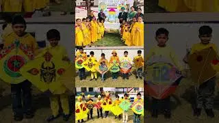 Junior wing of SSDPS, Garhshankar celebrated Basant Panchami while dressed in yellow attires