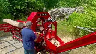 Lil Bandit Deluxe 45-Ton Firewood Processor &ndash; Full Demo & Features