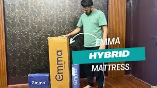 Unboxing Emma Hybrid Mattress Emma Protective Cover Emma Memory Foam Pillow 3 Layers 72x42x10 Review