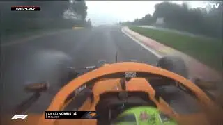 Accidente de Lando Norris en Spa Francorchamps