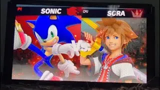 Sonic VS Sora In Super Smash Bros Ultimate Gameplay (REUPLOAD)