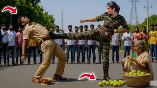 Commando मैडम ने DGP  को बुरी तरह मारा फिर क्या हुआ देखिए ... #truestory 