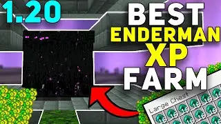 ЛУЧШАЯ ФЕРМА ОПЫТА ЭНДЕРМЕНА В 1.20! Minecraft Bedrock