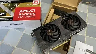 Unboxing Sapphire PULSE AMD Radeon RX 7600 Gaming OC 8GB GDDR6 #malaysia #radeon #rx7600 #unboxing