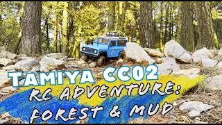 Tamiya cc02 - RC Adventures - MUD, Forest, Rocks, ICE - RC Crawling