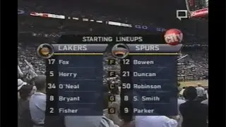 2002 #NBA Playoffs Lakers at #Spurs Game 3