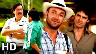 Pablo escobar conoce a los hermanos Motoa / Escobar el Patron del mal HD