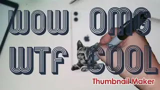 #RealisticDesign of A cat on a IPhone