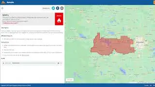 Parkland County Alberta Wildfire Alert