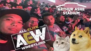 PSYCHO VLOG | AEW (ALL ELITE WRESTLING) GRANDSLAM ARTHUR ASHE STADIUM